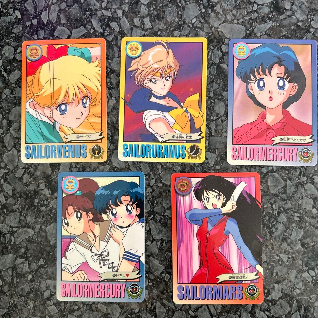 セーラームーン トレーディングカード 5枚セット - メルカリ
