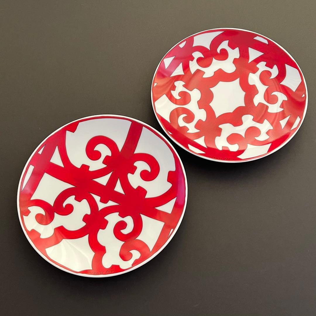 Hermès エルメス お皿 2枚セット　ガダルキヴィール 楽天市場】【10%OFF】 エルメス 食器 シリアル プレート 17cm ペア