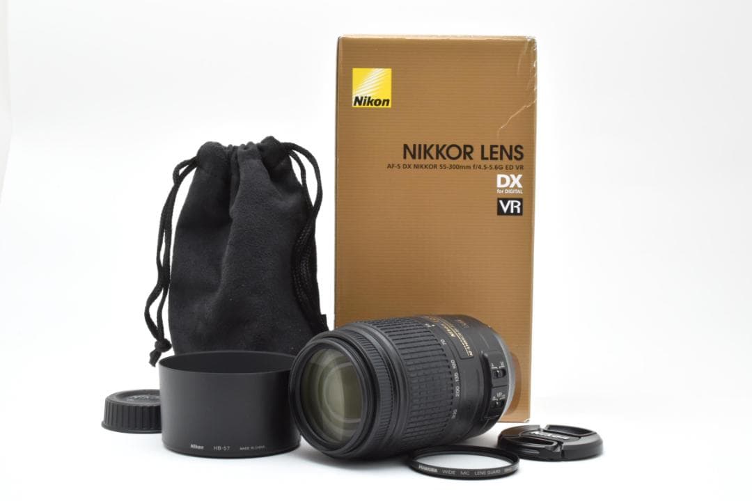 ニコン 55-300mm F4.5-5.6G ED VR #21122 ニコン（Nikon） Nikon AF-S DX 55-300mm NIKKOR 1:4.5-5.6G ED VR 美