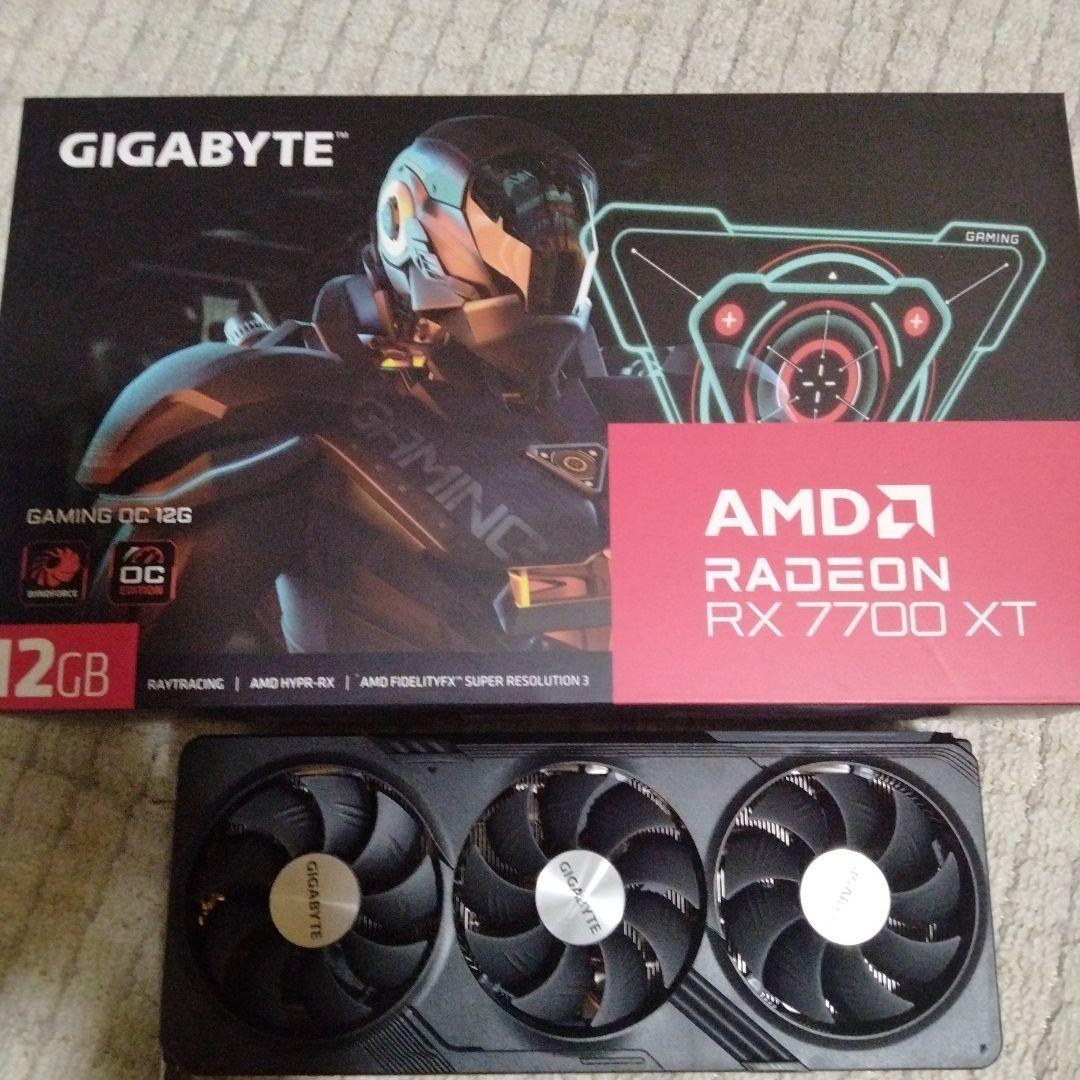 【美品】GIGABYTE Radeon RX 7700 XT OC 12GB Amazon | Gigabyte Radeon RX 7700 XT GAMING OC 12GB グラフィック