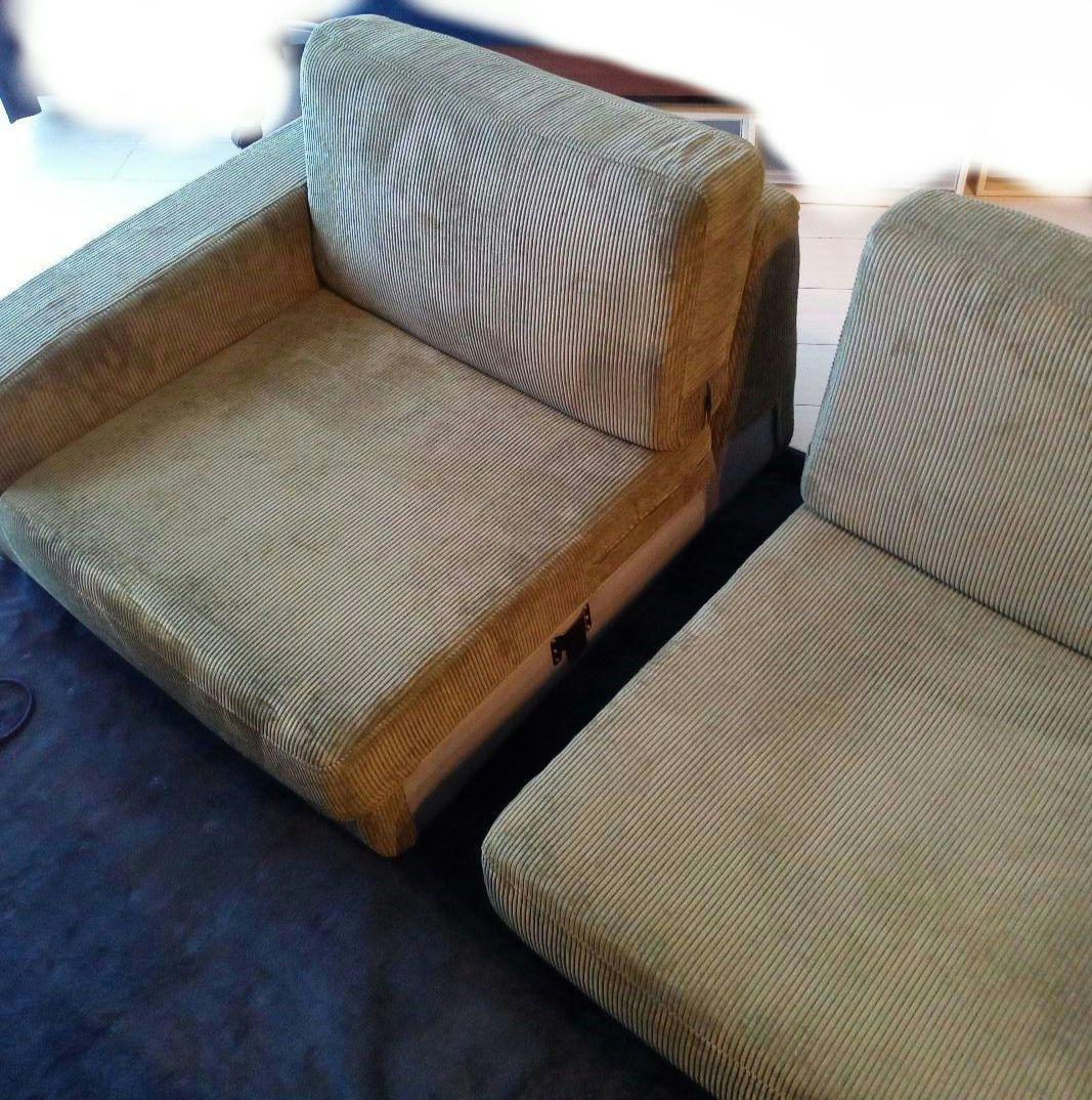 niko andニコアンド ローソファ/グリュックソファー グリーン 幅166