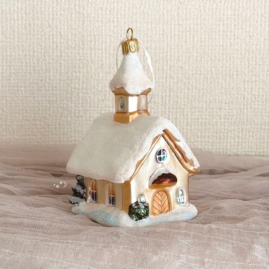 アスティエ クリスマス ガラス ハウス オーナメント ASTIER de VILLATTE. INGE-GLAS ドイツ製 うさぎクリップ ガラス