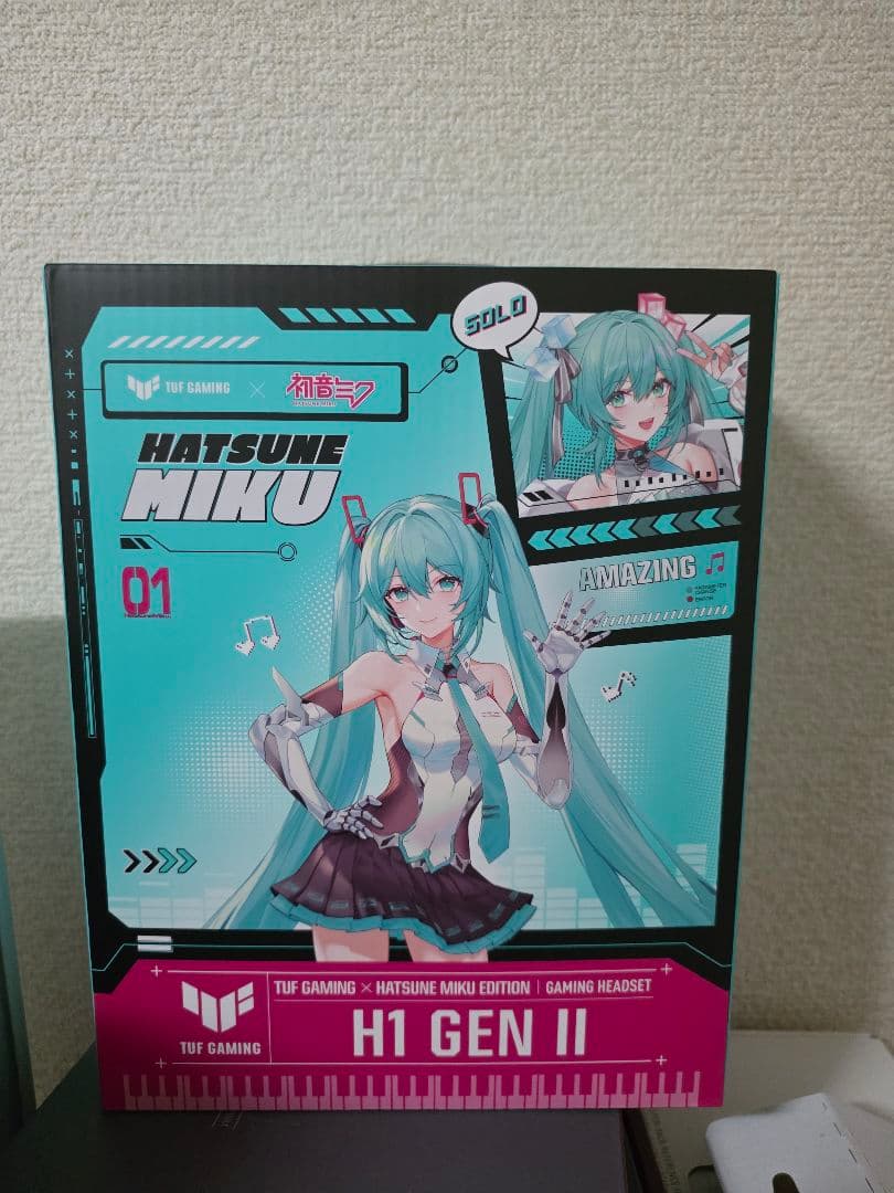 TUF Gaming×初音ミク　ヘッドセット Amazon.co.jp: ASUS TUF Gaming x 初音ミクエディション/ASUSヘッド