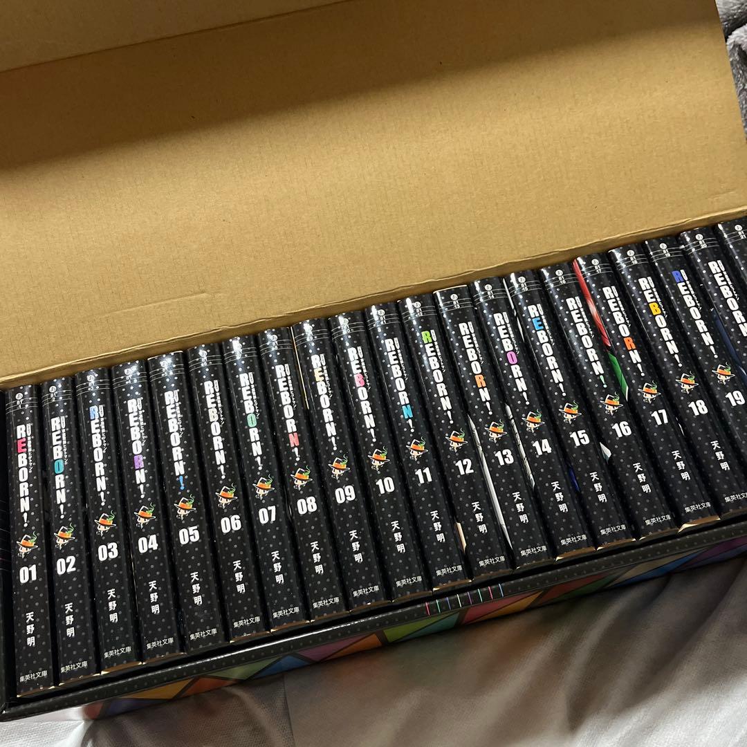 全21巻】家庭教師ヒットマンREBORN! 文庫版 収納BOX 付【匿名配送