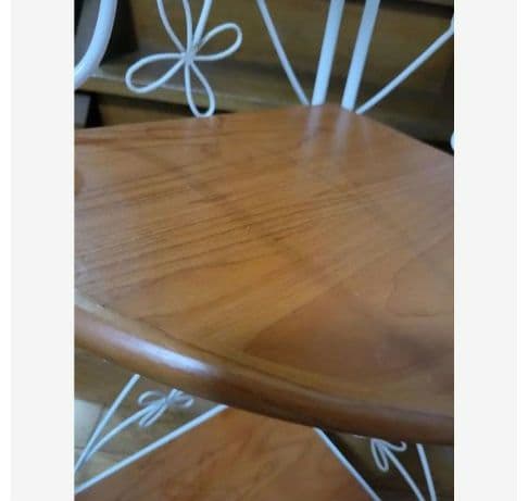 ホワイト 3段 シェルフ アンティーク風アイアン細工 コーナーラック