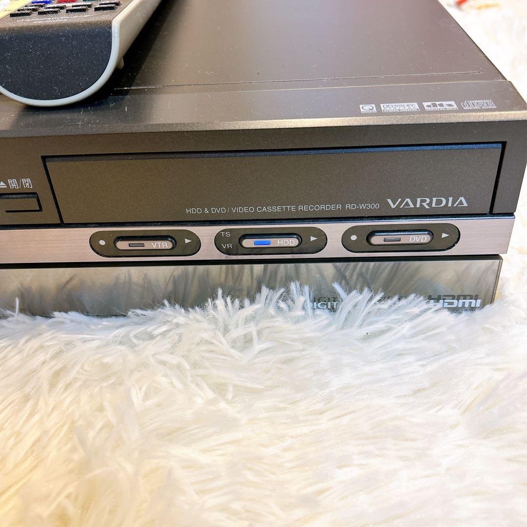 TOSHIBA 東芝 一体型HDD DVDビデオレコーダー RD-W300 - メルカリ