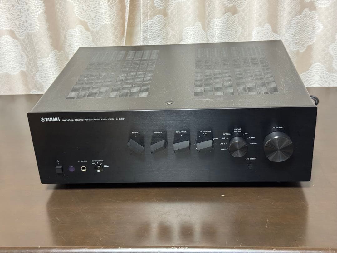 YAMAHA プリメインアンプ A-S301 ブラック本体のみ - メルカリ