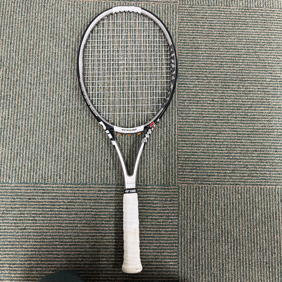 鈴木貴男プロ本人使用ラケット 鈴木貴男プロ愛用 DUNLOP CXシリーズ『ブラックエディション』初打ち