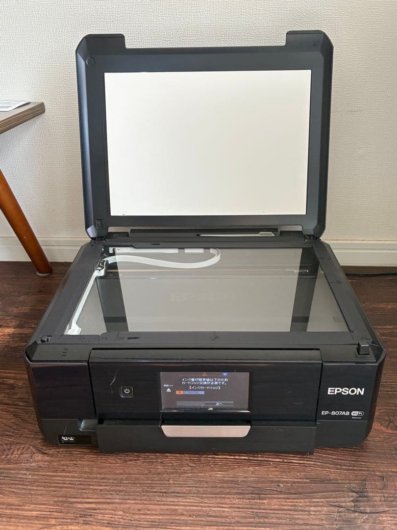 EPSON EP-807AB インクジェットプリンター ブラック ジャンク品 - メルカリ