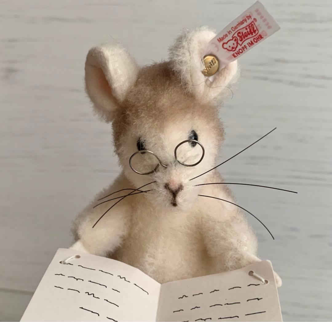 シュタイフグロースターの仕立て屋ねずみぬいぐるみタグ付き