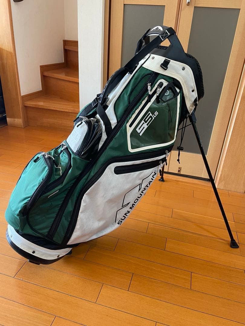 SunMountain サンマウンテン キャディバッグ グリーン/ホワイト Matchplay 4-Way Stand Bag | Classic Carry | Sun Mountain – Sun