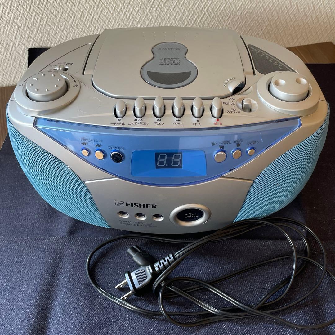 ジャンク品】 FISHER CDラジカセ 2003年製 - メルカリ