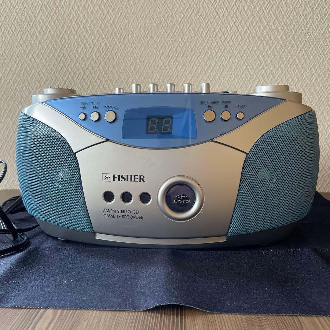 ジャンク品】 FISHER CDラジカセ 2003年製 - メルカリ