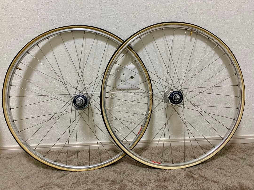 競輪ホイール DURA-ACE ARAYA GOLD 完組ホイール 前後セット - メルカリ