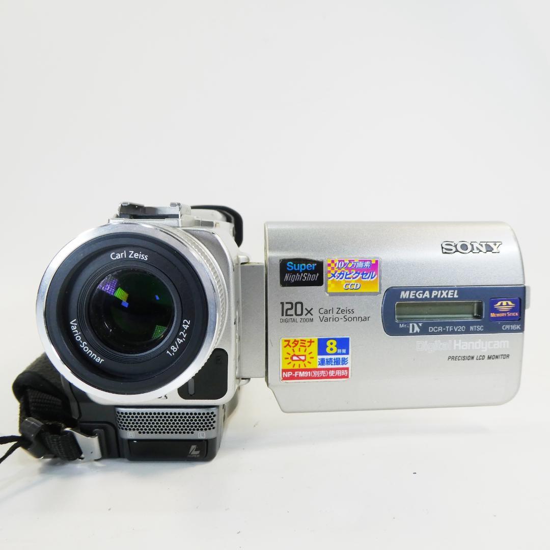 動作品ソニー DCR-TRV10 Mini DVビデオカメラDVDダビングに最適