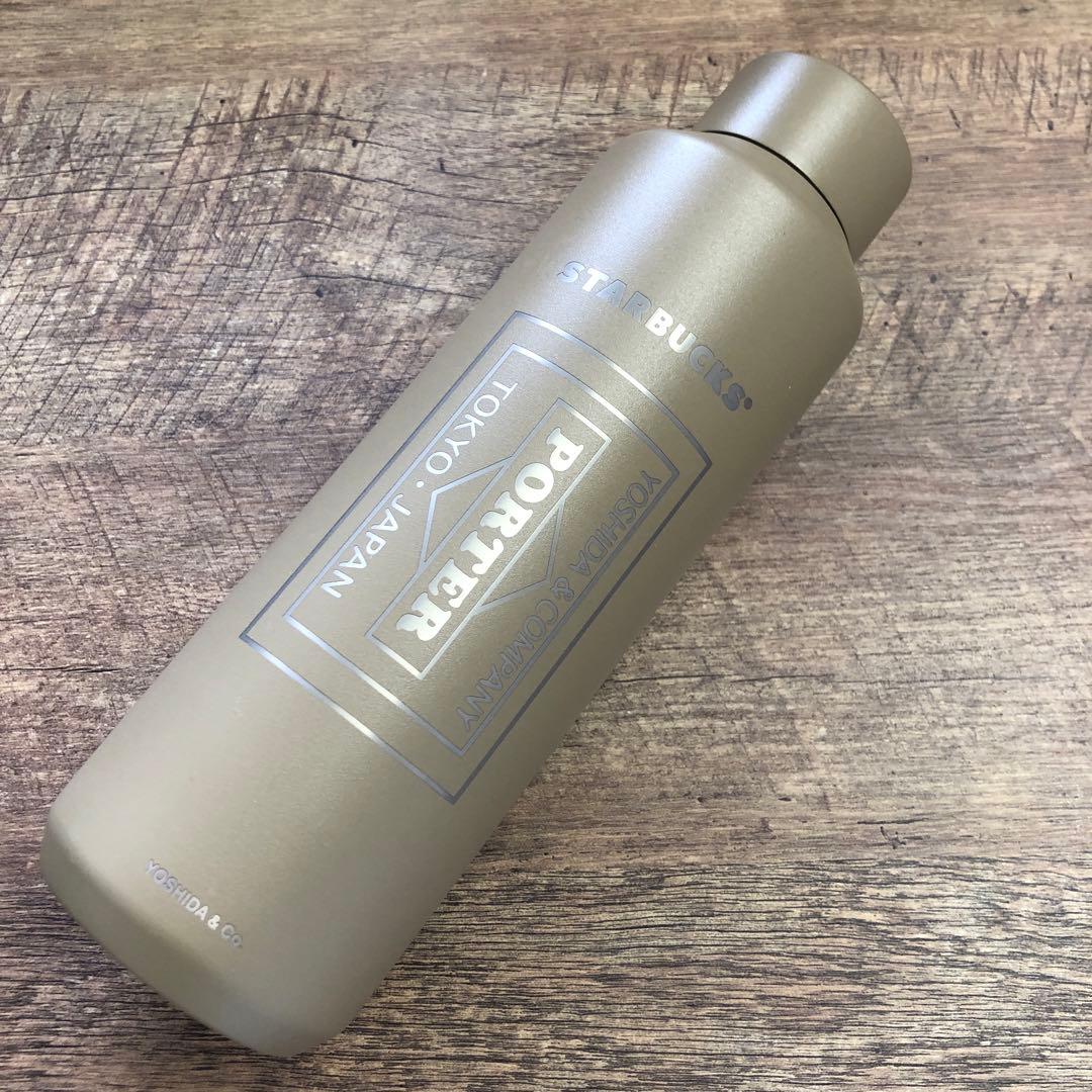 Starbucks PORTER コラボ リサイクルステンレスボトル - メルカリ