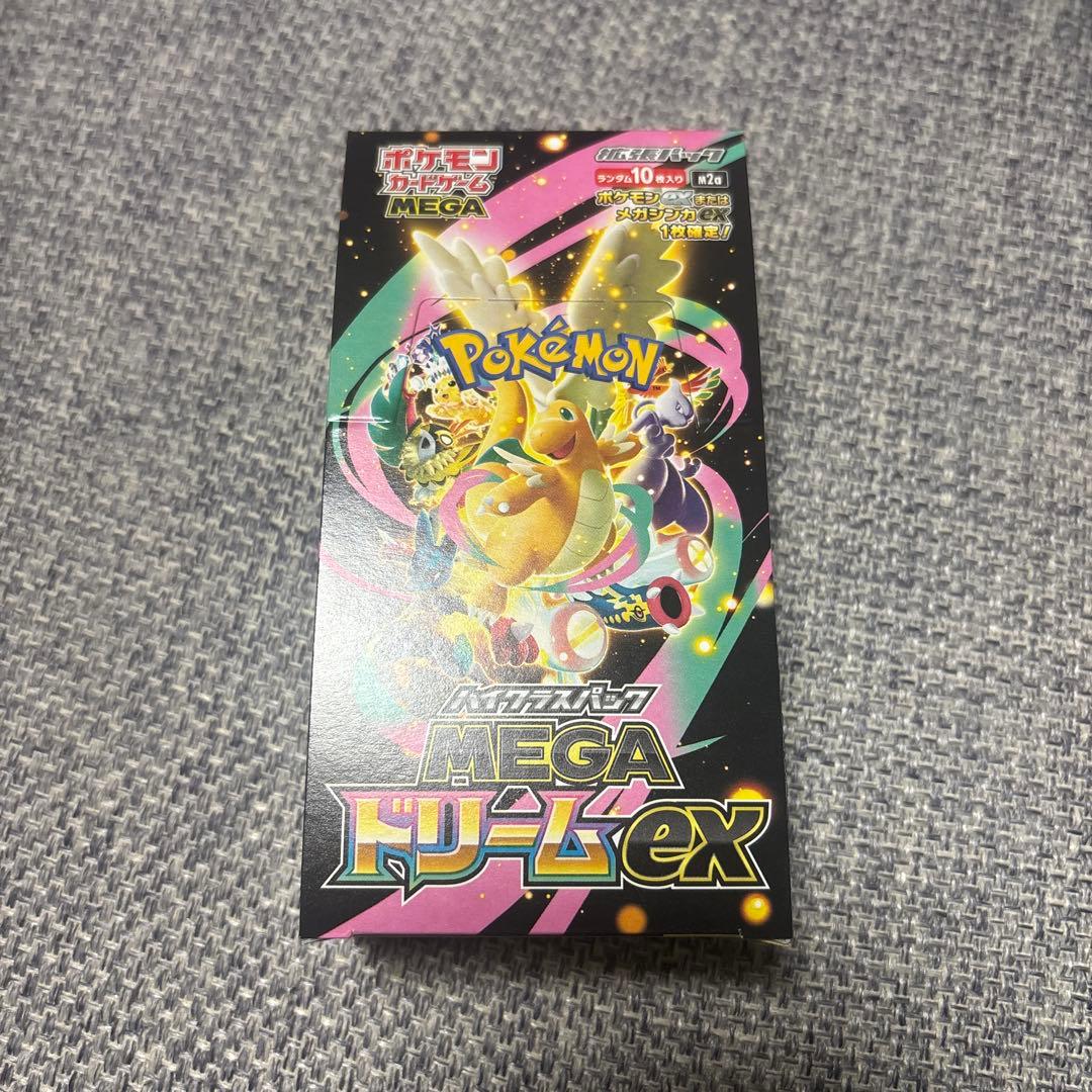 ポケモンカード MEGAドリームex box 未開封 シュリンク無し ぺりぺり有