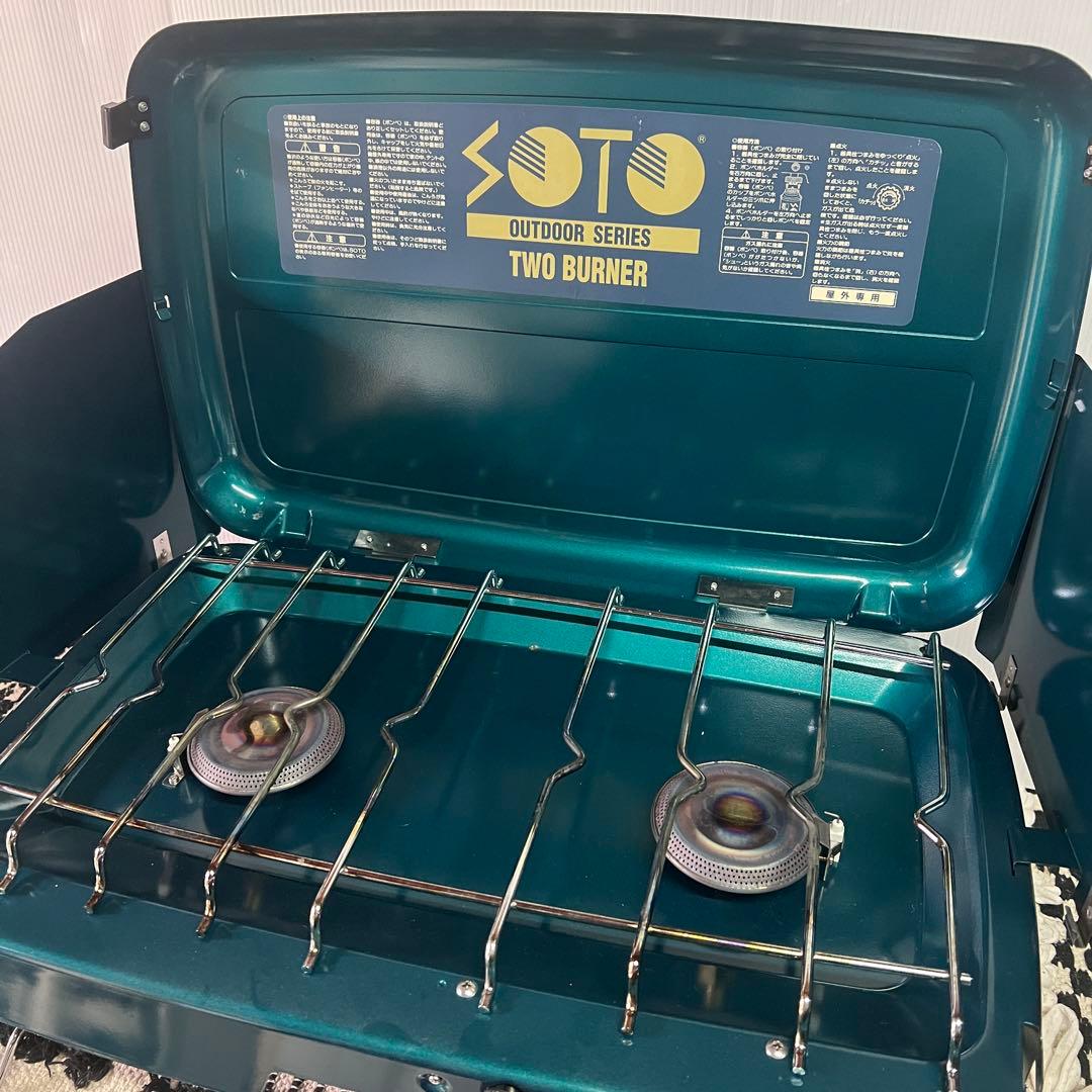 SOTO ツーバーナーコンロ ST-523 アルミグリドST-560セット - メルカリ