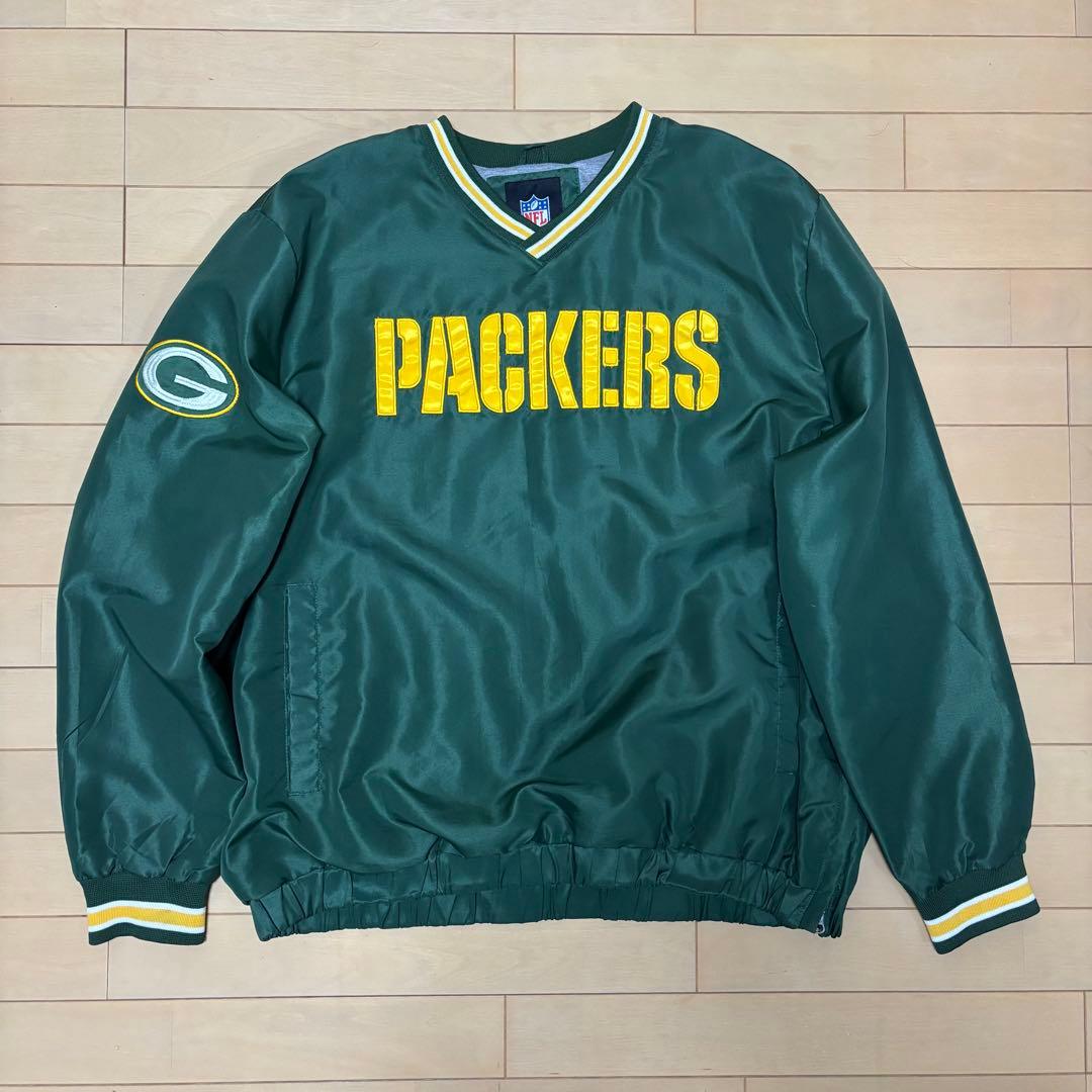 グリーンベイ パッカーズナイロンジャケットユニフォーム 状態⭕️ ストリート 90s STARTER スターター NFL GreenBay Packers グリーンベイ