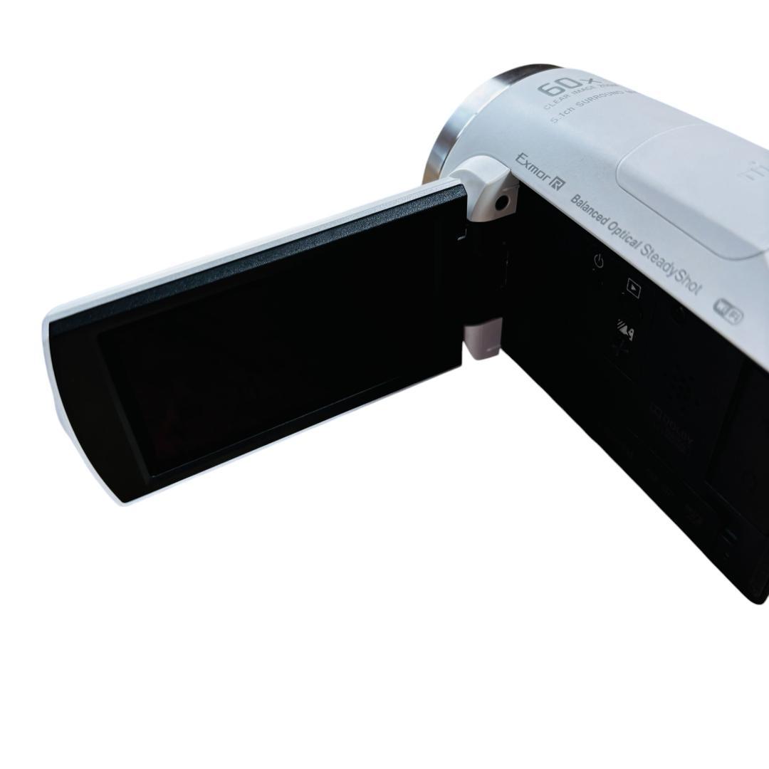 ソニー SONY HDR-CX680 ホワイト 展示極美品 バッテリー未使用 - メルカリ