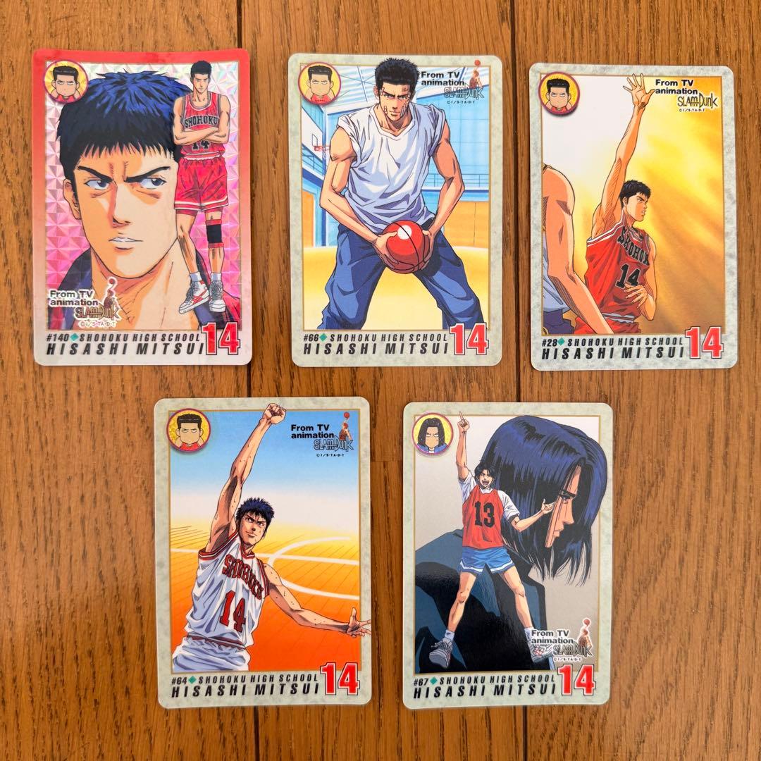 SLAM DUNK スラムダンク カードダス 三井寿 5枚 #140 ほか - メルカリ