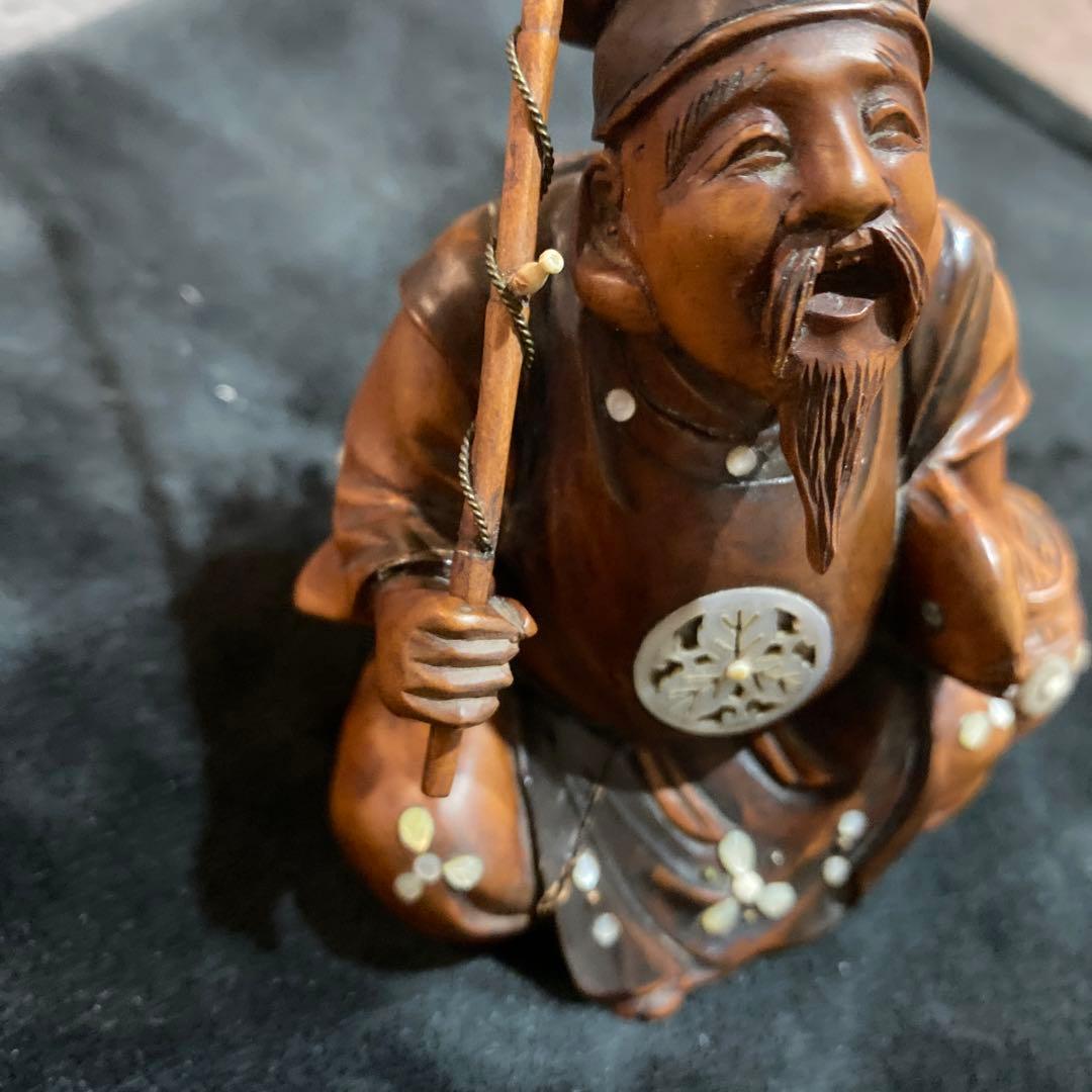 七福神 木彫り 置物 7体セット - メルカリ