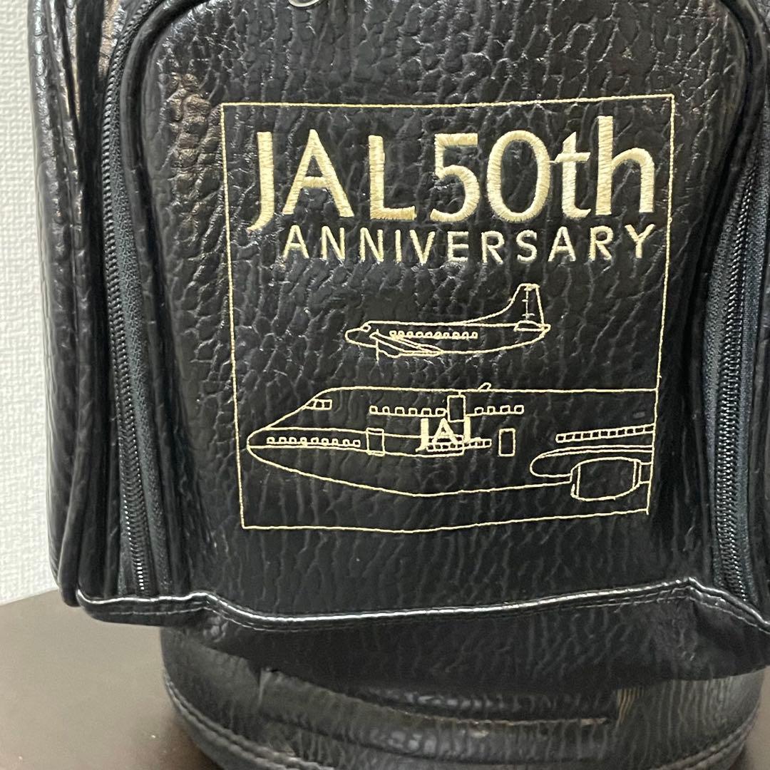 JAL 50th Anniversary キャディバッグ 黒　6分割 ブリーフィング]JALオリジナル CR-6 #02 NAVY キャディバッグ: JAL