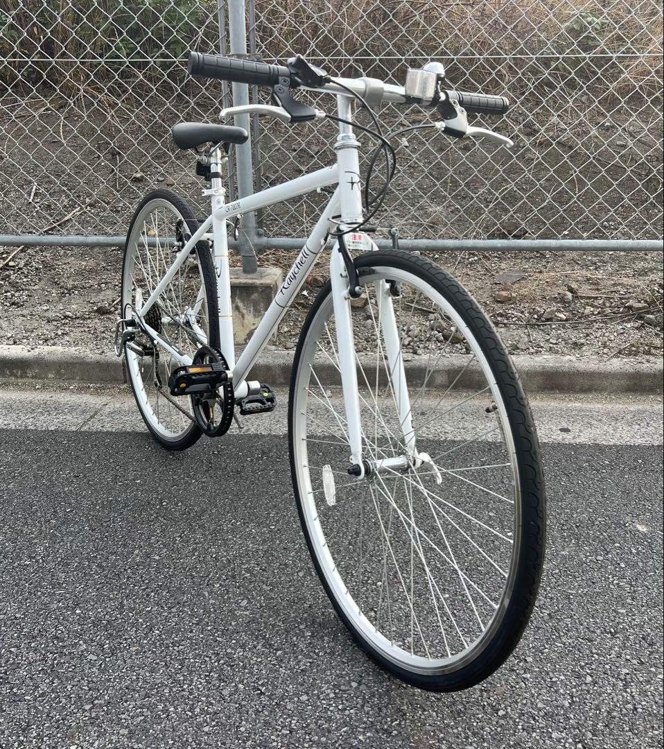 クロスバイク　新品に近いキレイな自転車　関東圏　配送可能 ペルテック 27.5インチ 電動アシスト クロスバイク TDA-712L 外装7段