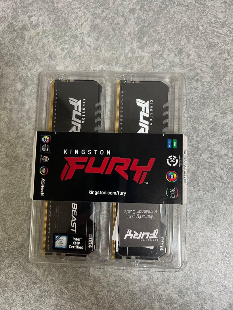 メモリー KINGSTON FURY BEAST KF437C19BB1AK2/32 15278171-783e-4359-8f3c-