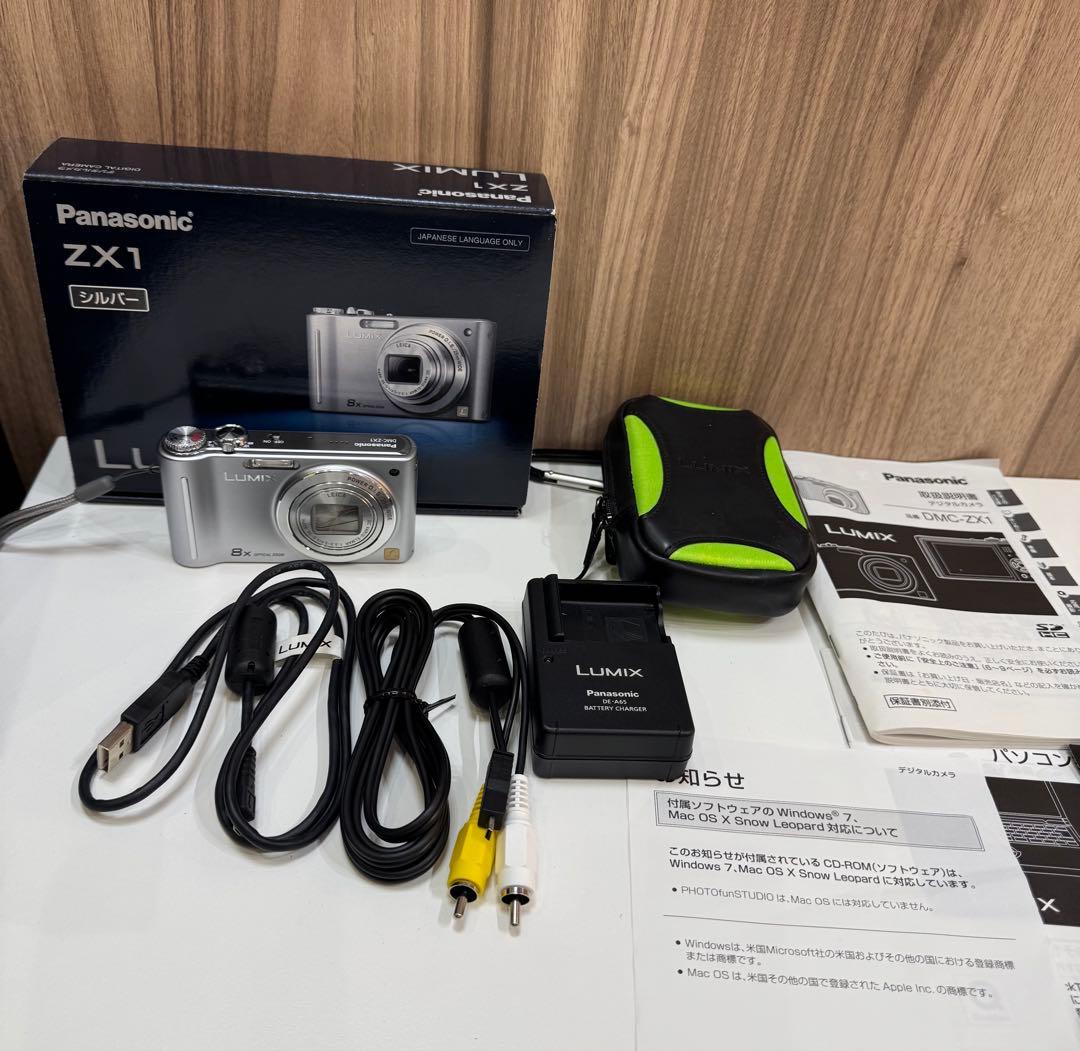 極美品】Panasonic LUMIX DMC-ZX1 シルバー デジカメ - メルカリ