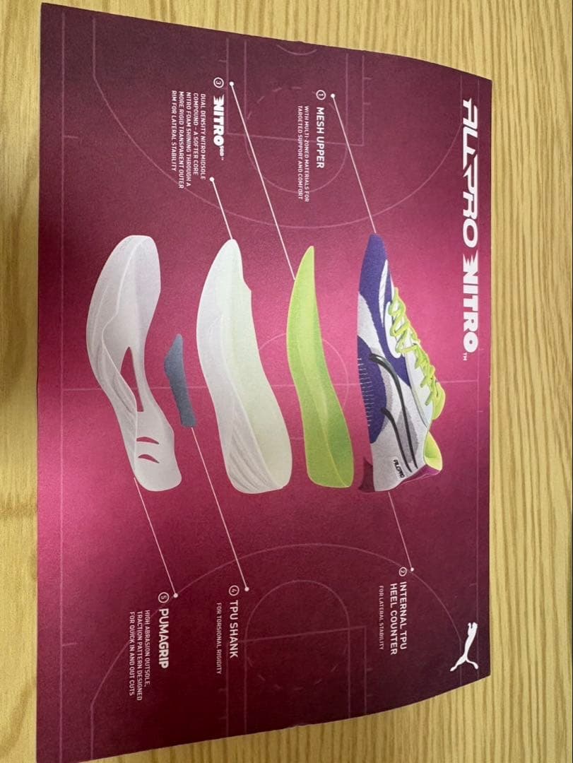 新品PUMA ALL-PRO NITRO 26.0cm バッシュ