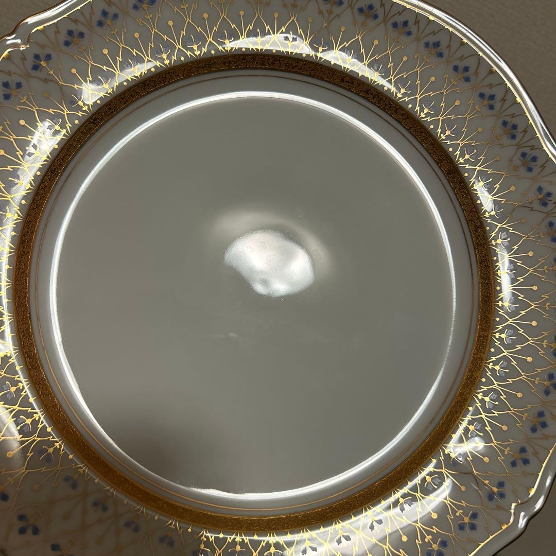 大倉陶園　スイートメモリー　ディナープレート　25.5cm 金彩金蝕