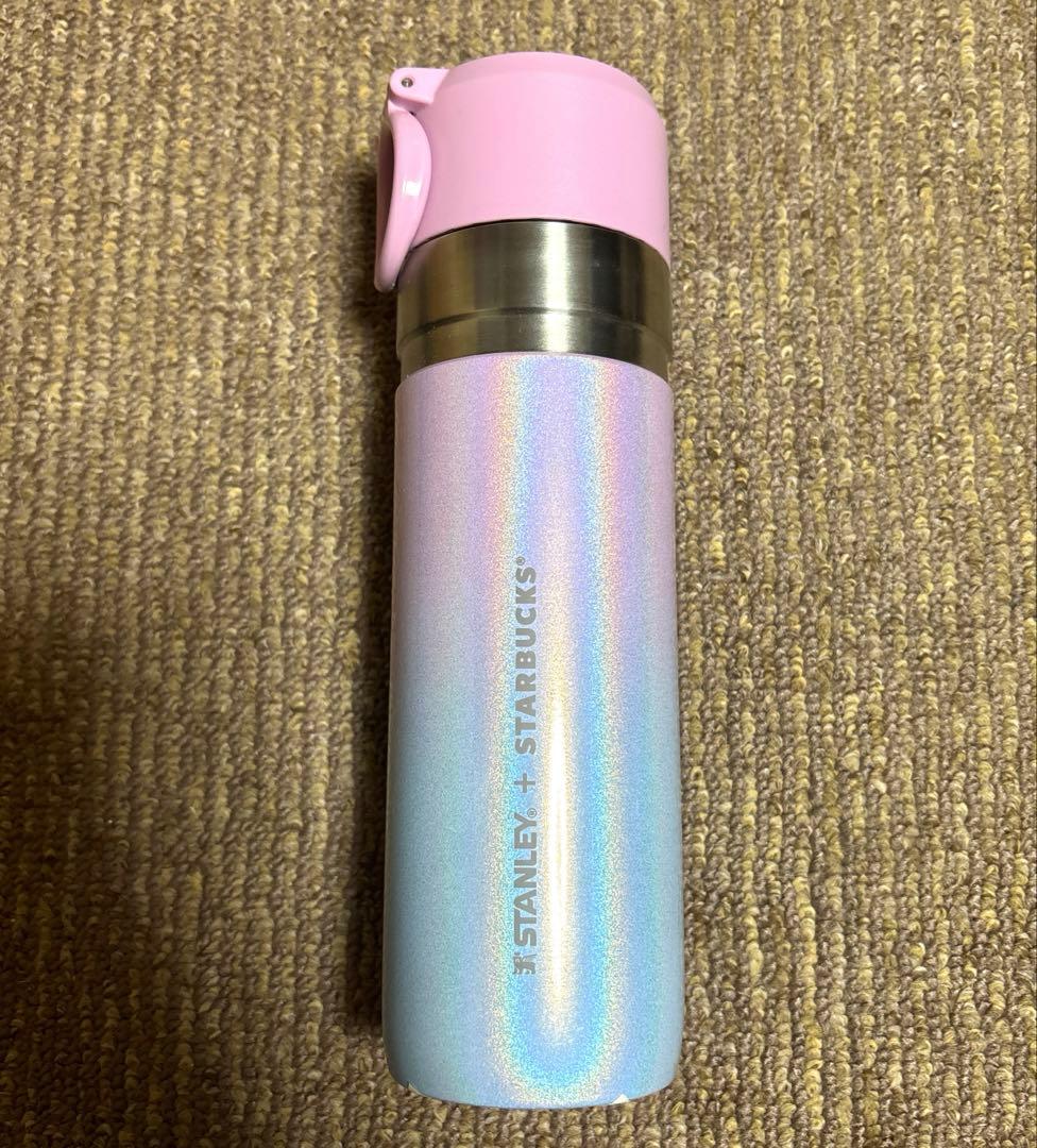 スタバ スタンレー ステンレスボトル グラデーションブルーピンク【最終価格】 Starbucks Coffee - スタバ ステンレスボトル STANLEY グラデーション