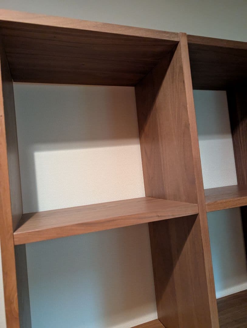 《送料込》無印良品 スタッキングシェルフ 5×2 ウォールナット 棚 木製家具