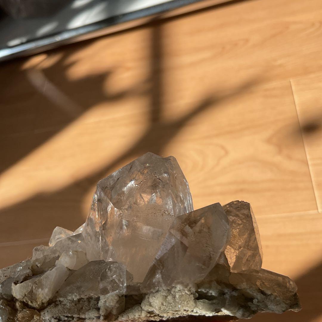 ヒマラヤ マニハール産 水晶 クラスター 浄化セット K1071011036