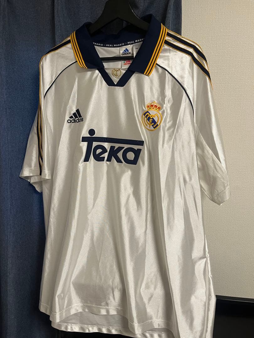 adidas Real Madrid サッカーシャツ ホワイト - メルカリ