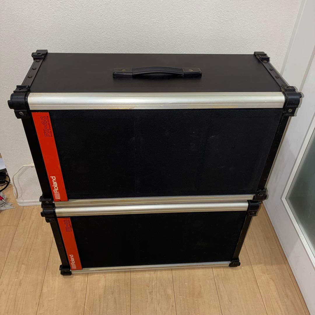 動作品ローランド ROLAND PX-40 スピーカー ペア 40W - メルカリ