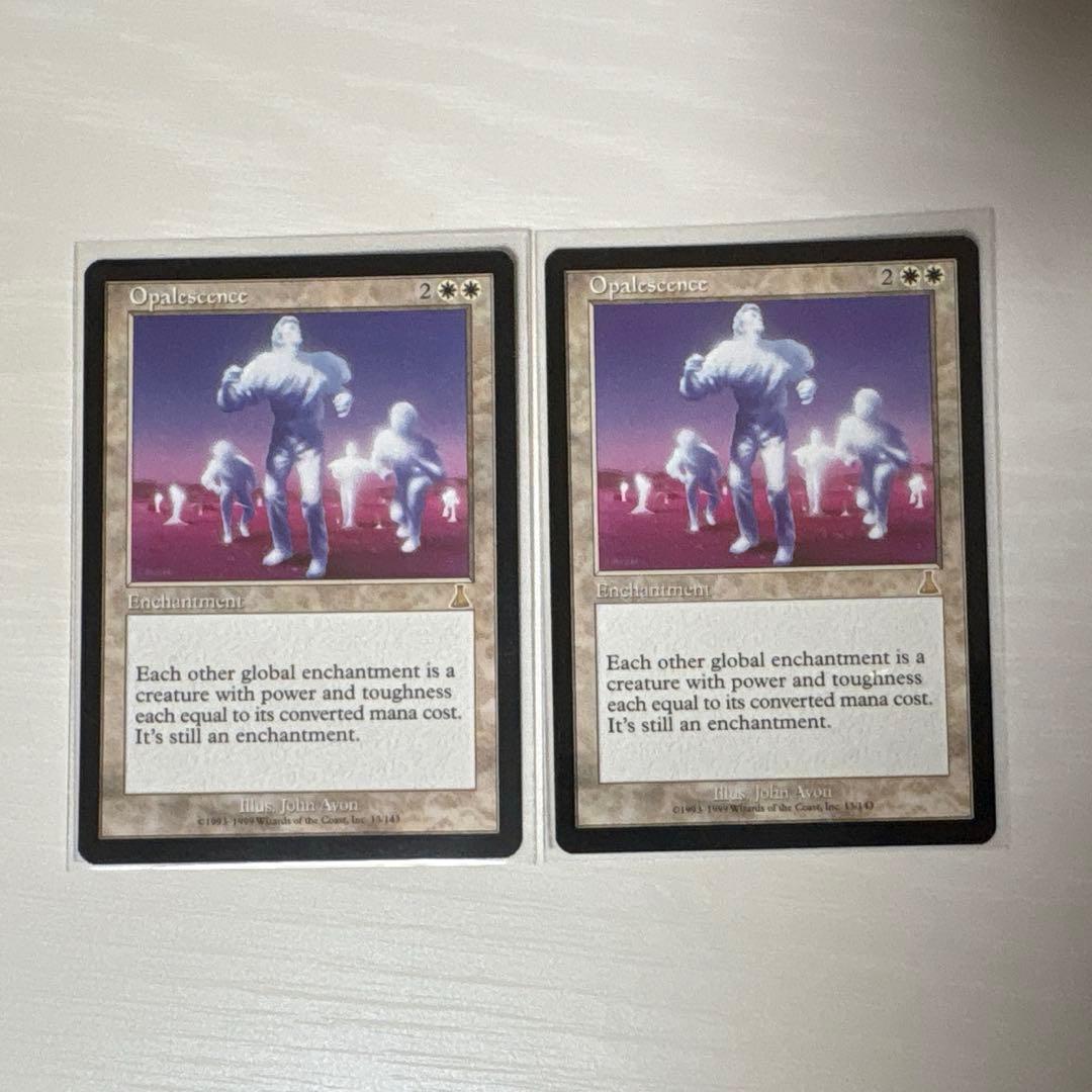 MTG opalescence オパール色の輝き 英語2枚 - メルカリ