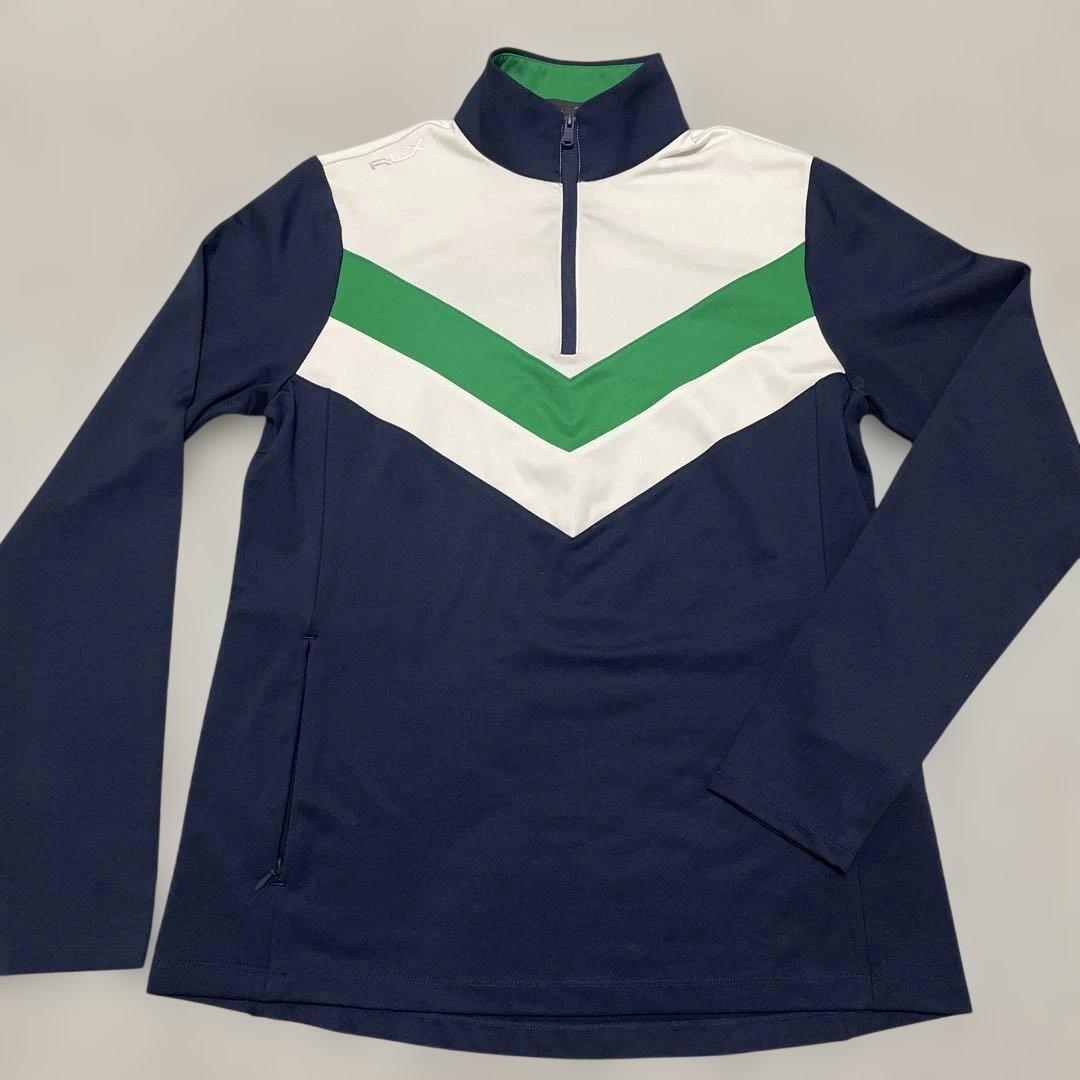 美品 RLX ラルフローレン ハーフジッププルオーバー M相当 - メルカリ