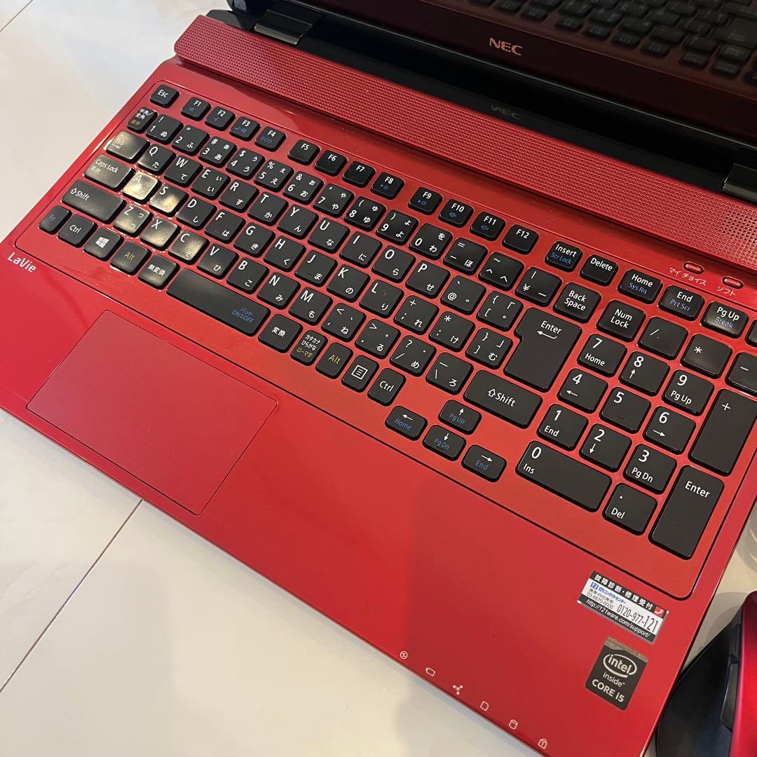NEC ノートパソコン LaVie NS550/AAR NS550AAR - メルカリ