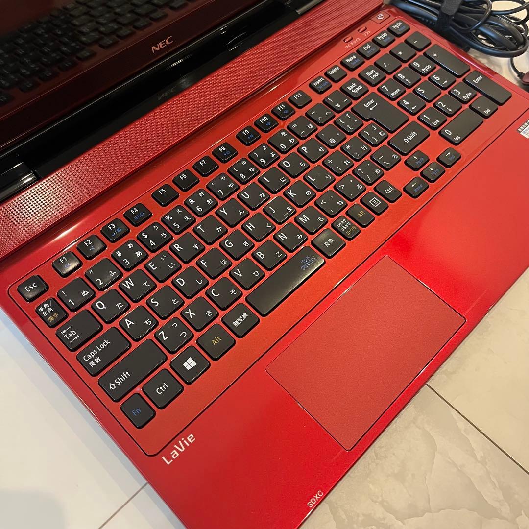 NEC ノートパソコン LaVie NS550/AAR NS550AAR - メルカリ