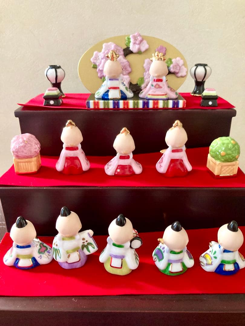 ローズオニール キューピー お雛様三段かざり ひな人形 雛人形 加藤