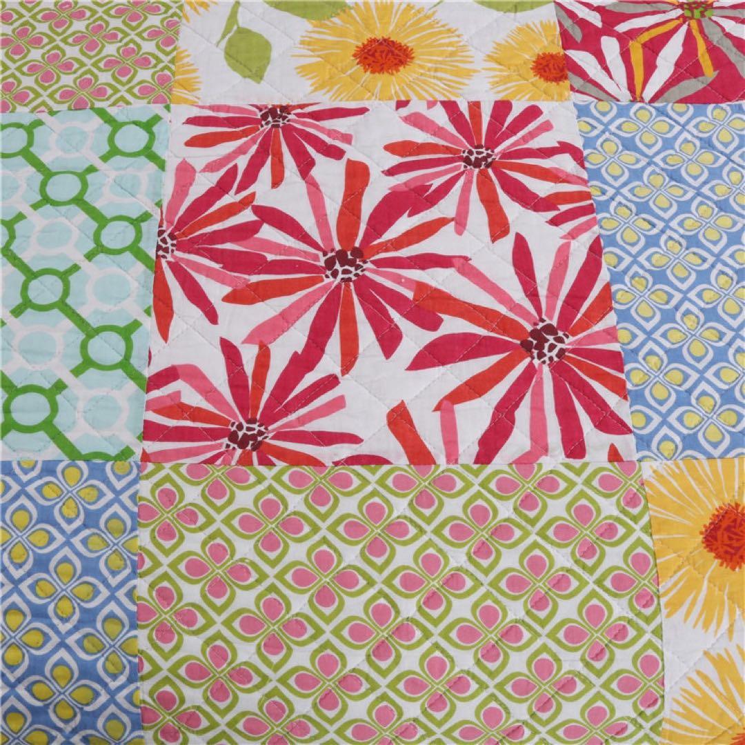 キルトベッドカバー3点セット綿マルチカバー キルティング 047 - メルカリ