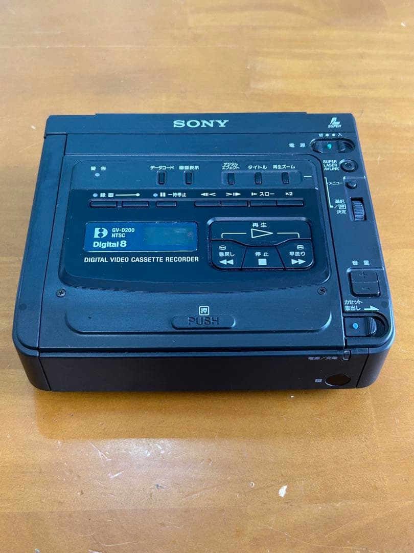 動作未確認】SONY GV-D200 8mmビデオデッキ ＋IEEE1394等 - メルカリ
