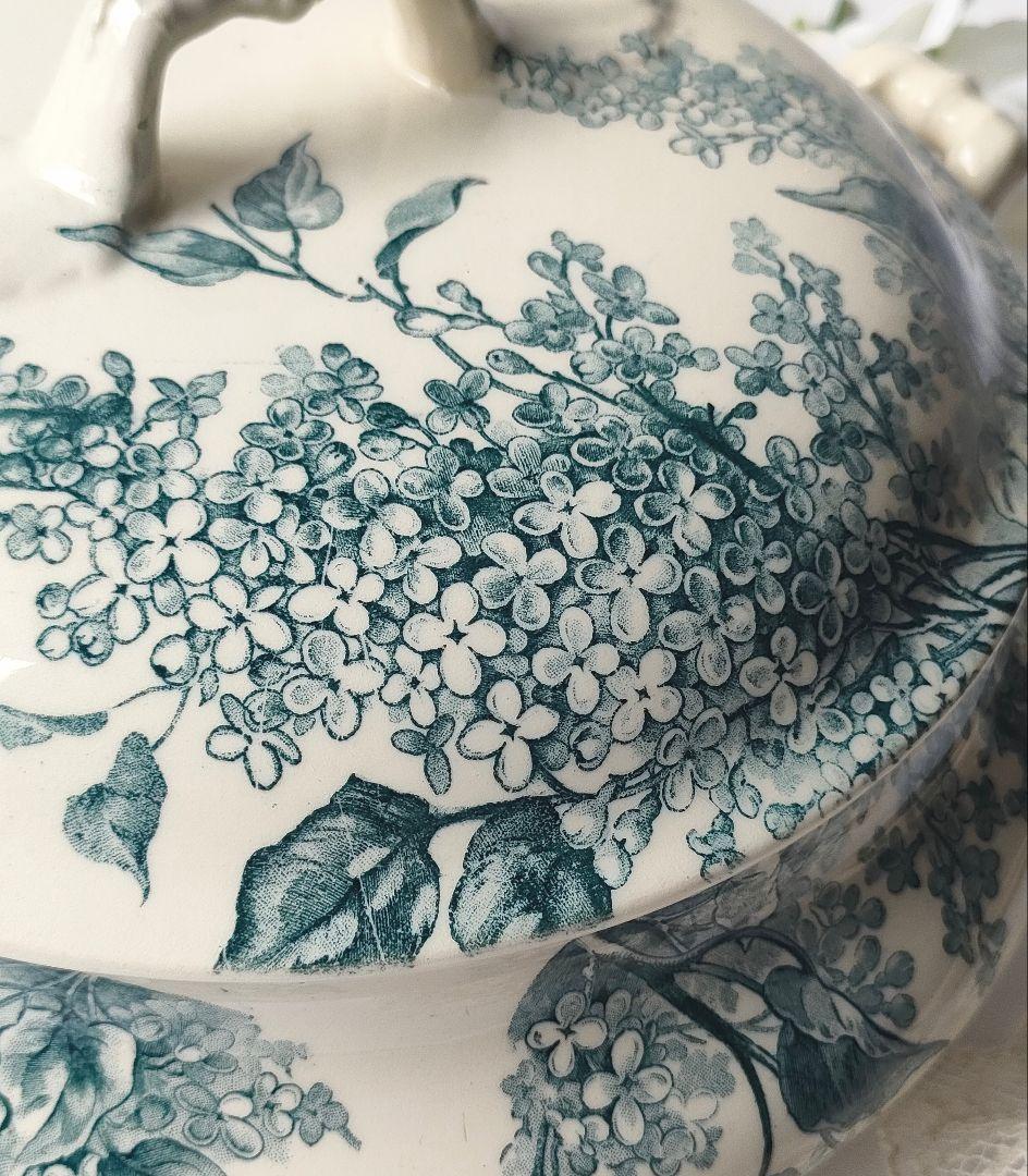 希少 美品 ジアン LILAS スーピエール フランスアンティーク - メルカリ