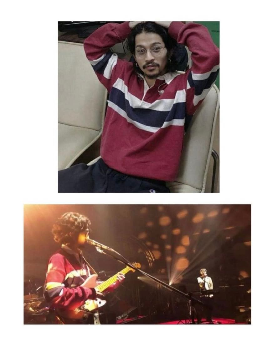 638】常田大希着用類似80'sUSA製L.L.Bean ラガーシャツホワイト - メルカリ