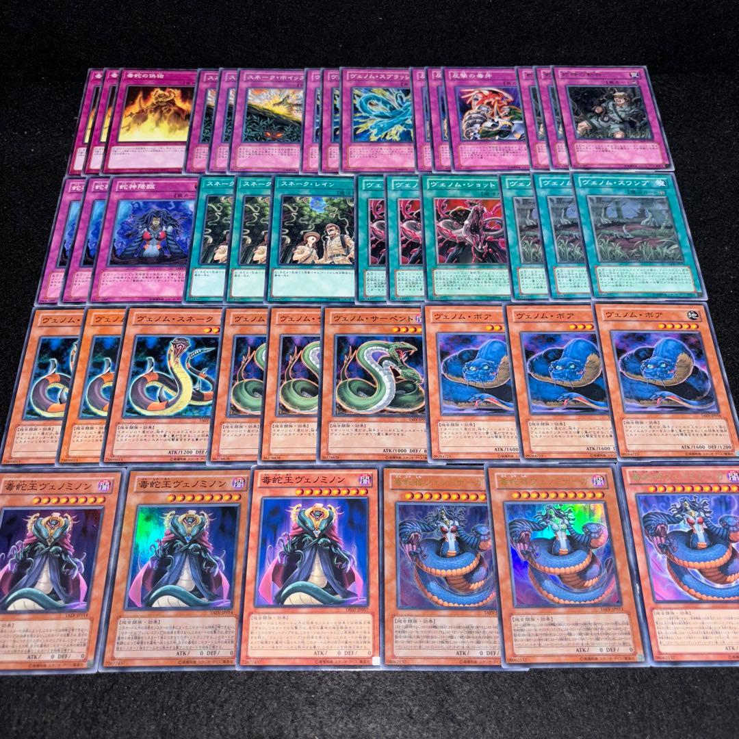 8810 遊戯王 ヴェノムデッキ デッキパーツ ヴェノミナーガ ヴェノミン