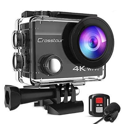 アクションカメラ 4K CT6500 アクションカメラ 4K アウトドア 広角 高画質 4000万画素 WiFi