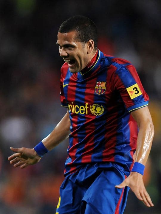 選手支給 バルセロナ 2009-10 ダニアウベス ホーム ユニフォーム