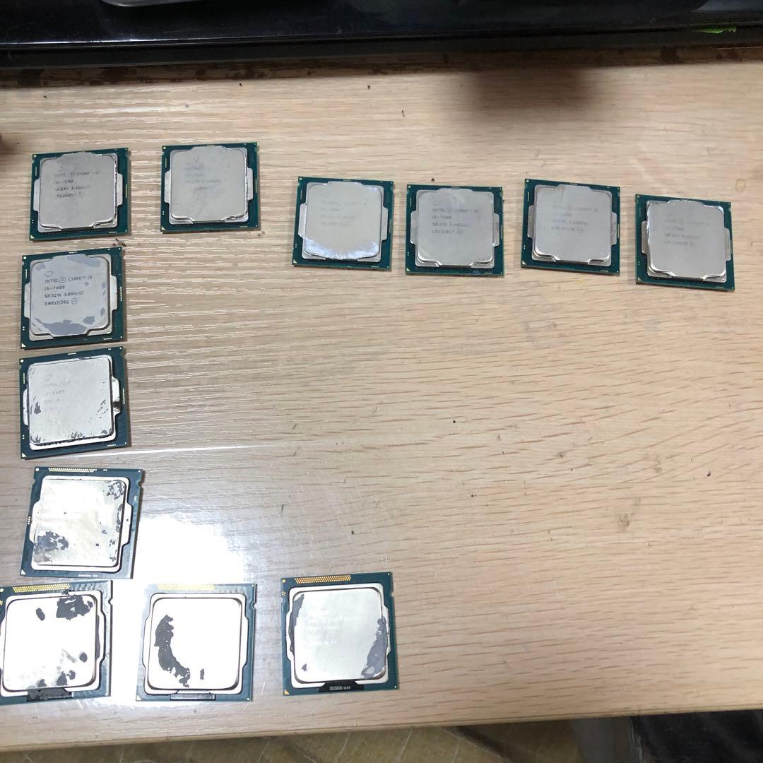 927 Corei5 7世代 6世代 4世代 3世代 CPU 12個 まとめ売り 927 Corei5 7世代 6世代 4世代 3世代 CPU 12個 まとめ売り